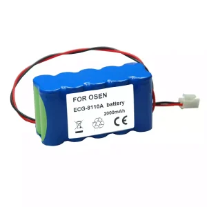 Replacement battery for OSEN ECG-8110 ECG-8110A ECG-8130A