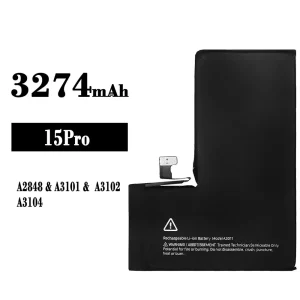 New phone battery A3011 for iPhone 15 pro