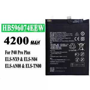 New phone battery HB596074EEW for HUAWEI P40 Pro Plus