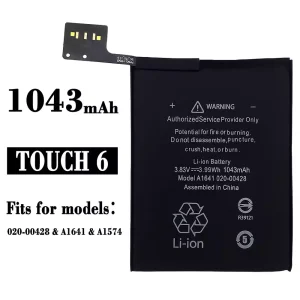 New phone battery A1641 020-00428 for iPhone TOUCH 6