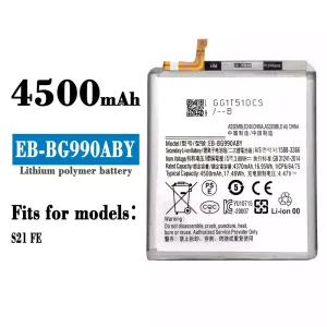 New phone battery EB-BG990ABY for Samsung S21 FE