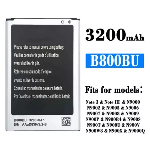 New phone battery B800BU for Samsung Note 3/Note III
