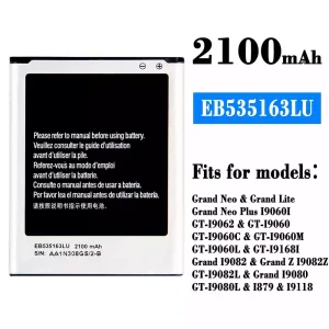 New phone battery EB535163LU for Samsung Grand Neo/Grand Lite/Grand Neo Plus SL31199