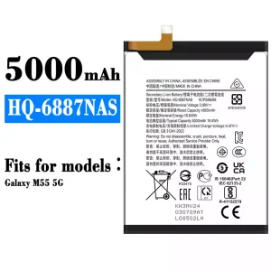 New phone battery HQ-6887NAS for Samsung Galaxy M55 5G