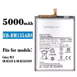 New phone battery EB-BM135ABS for Samsung Galaxy M13