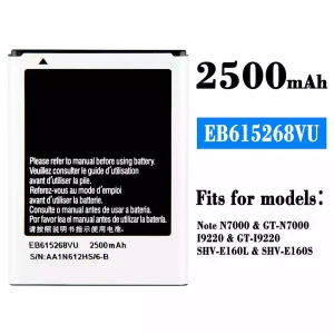 New phone battery EB615268VU for Samsung Note N7000