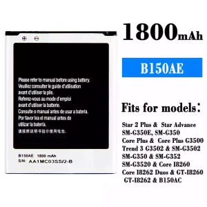New phone battery B150AE for Samsung Star 2 Plus