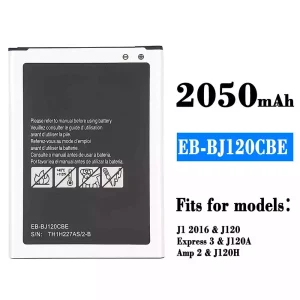 New phone battery EB-BJ120CBE for Samsung J1 2016