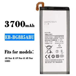 New phone battery EB-BG885ABU for Samsung A8 Star,A9 Star