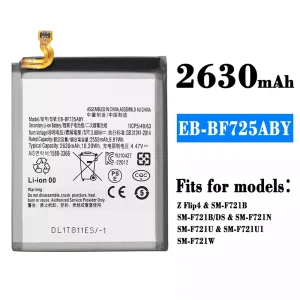 New phone battery EB-BF725ABY for Samsung Z Flip 4