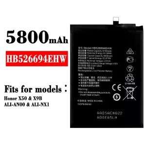 New phone battery HB526694EHW for HUAWEI Honor X50