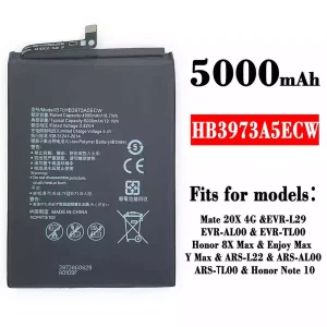 New phone battery HB3973A5ECW for HUAWEI Mate 20X 4G / Honor 8X Max / Enjoy Max / Y Max / Honor Note 10