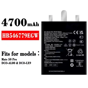 New phone battery HB546779EGW for HUAWEI Mate 50 Pro