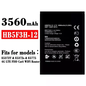 New phone battery HB5F3H-12 for HUAWEI E5372T / E5372s / E5775 / 4G LTE FDD Cat4 WIFI Router