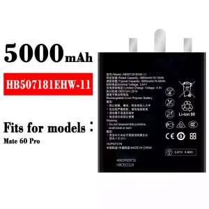 New phone battery HB507181EHW-11 for HUAWEI Mate 60 Pro