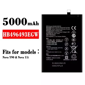 New phone battery HB496493EGW for HUAWEI Nova Y90/Nova 11i