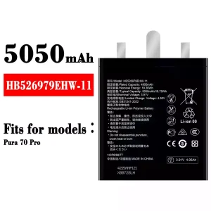 New phone battery HB526979EHW-11 for HUAWEI Pura 70 Pro