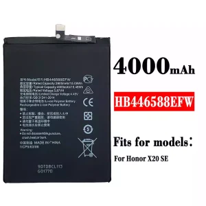 New phone battery HB446588EFW for HUAWEI Honor X20 SE