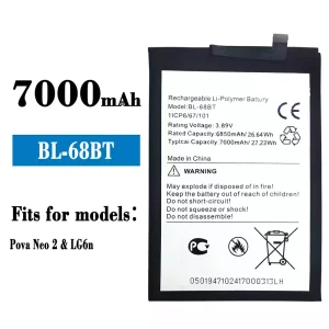 New phone battery BL-68BT for Tecno Pova Neo 2