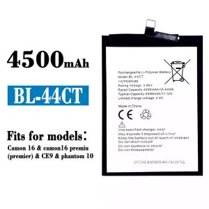 New phone battery BL-44CT for Tecno Camon 16 / phantom 10
