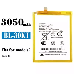 New phone battery BL-30KT for Tecno Boom J8