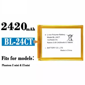 New phone battery BL-24CT for Tecno Phantom Z mini / Z1 mini