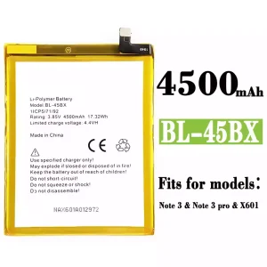 New phone battery BL-45BX for Infinix Note 3 / Note 3 PRO
