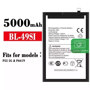 New phone battery BL-49SI for ITEL P55 5G