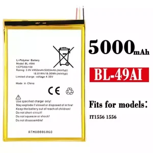 New phone battery BL-49AI for ITEL IT1556