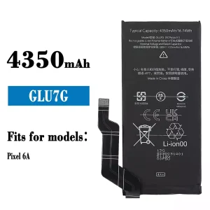 New phone battery GLU7G for HTC Pixel 6A