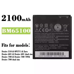 New phone battery BM65100 for HTC Desire 510 / Desire 601