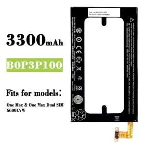 New phone battery B0P3P100 for HTC One Max