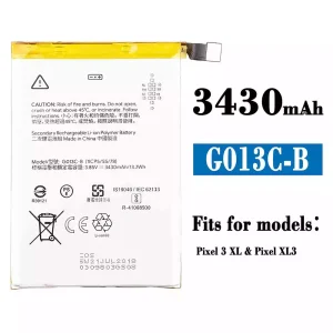 New phone battery G013C-B for Google Pixel 3 XL