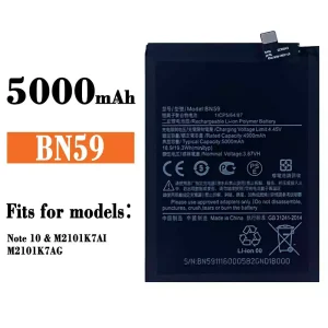 New phone battery BN59 for Xiaomi Note 10