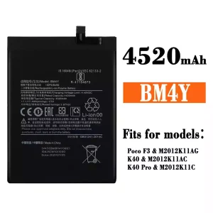 New phone battery BM4Y for Xiaomi Redmi K40 / Redmi K40 Pro /Poco F3