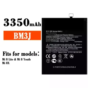 New phone battery BM3J for Xiaomi Mi 8 Lite/ Mi 8 Youth / Mi 8X