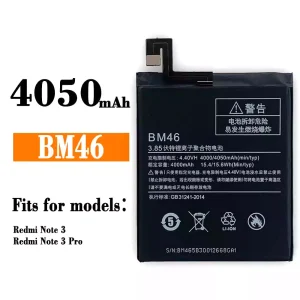 New phone battery BM46 for Xiaomi Redmi Note 3/ Redmi Note 3 Pro