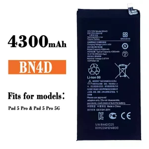 New phone battery BN4D for Xiaomi Pad 5 Pro