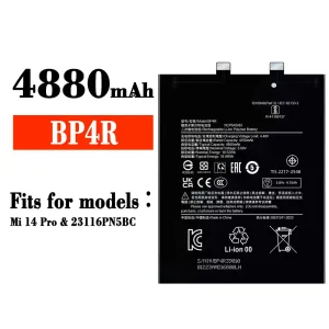 New phone battery BP4R for Xiaomi Mi 14 Pro
