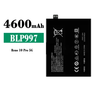 New phone battery BLP997 for OPPO Reno 10 Pro