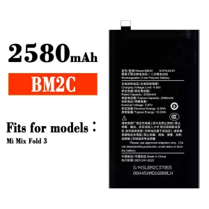 New phone battery BM2C for Xiaomi Mi Mix Fold 3