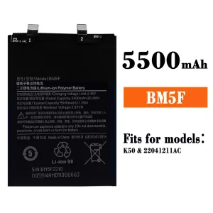 New phone battery BM5F for Xiaomi K50