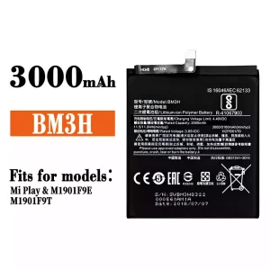 New phone battery BM3H for Xiaomi Mi Play