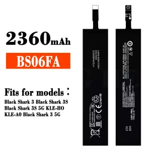 New phone battery BS06FA for xiaomi Black Shark 3 / Black Shark 3S