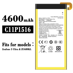New phone battery C11P1516 for Asus Zenfone 3 ultra