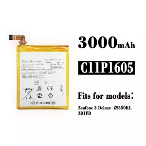 New phone battery C11P1605 for Asus ZenFone 3 Deluxe