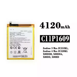 New phone battery C11P1609 for Asus Zenfone 3 Max ZC553KL / Zenfone 4 Max ZC520KL
