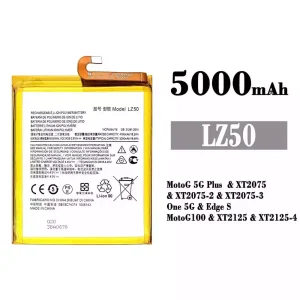 New phone battery LZ50 for Motorola MotoG 5G Plus / One 5G / Edge S / Moto G100