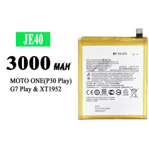 New phone battery JE40 for Motorola Moto G7 / Moto G7 Play / Moto One / P30 Play