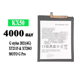 New phone battery KX50 for Motorola Moto G stylus 2021 / Moto G Pro